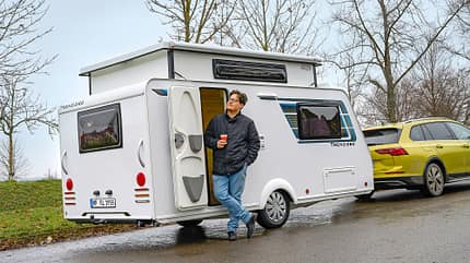 Silver Trend 380 (2023), Hubdach Caravan, Test Silver Trend 380 (2023) Hubdach f