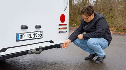 Silver Trend 380 (2023), Hubdach Caravan, Test Silver Trend 380 (2023) Ruecklicht f