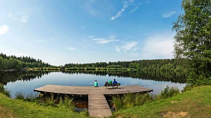 stellplaetze, fichtelgebirge, bayern Stellplätze im Fichtelgebirge - Fichtelsee