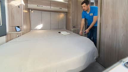 Sprite Cruzer 635 SR, Test Sprite Cruzer 635 SR Bett