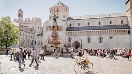 Reise Trentino Trient Marktplatz