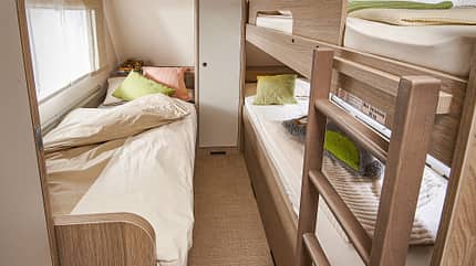 Caravans mit Kinderzimmer Buerstner