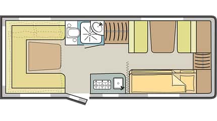 Caravans mit Kinderzimmer Buerstner