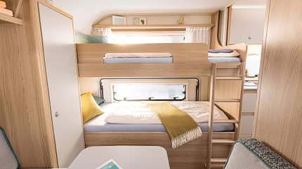 Caravans mit Kinderzimmer Dethleffs