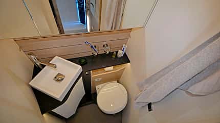 Rapido 696 F, Quickcheck Rapido 696 F Toilette f