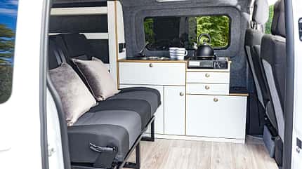 Alpincamper, Vivaro, Opel, Campervan, Aufstelldachcamper Küche, Opel, Sitzbank, Teekessel, Gaskocher, Fensterverkleidung