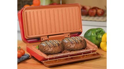Burger, Grillen, Kontaktgrill, Mini-Grillgerät, Tischgrill Mini-Kontaktgrill