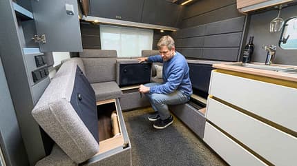 Knaus Azur 500 FU, Knaus, Test Knaus Azur 500 FU Stauraum