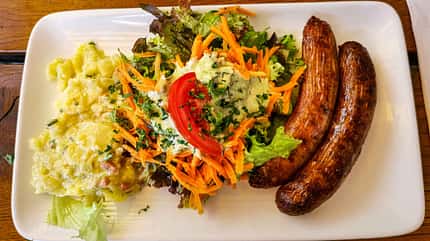 Nuernberg, Bayern, Reise Nuernberg Reise Bratwurst