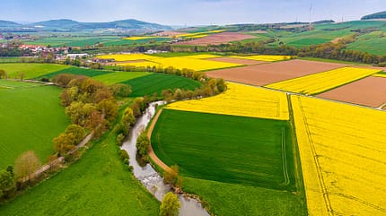 Wasserwandern, Kanu, Kajak, paddeln Wasserwandern Landschaft i