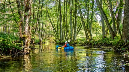Wasserwandern, Kanu, Kajak, paddeln Wasserwandern Kanu i