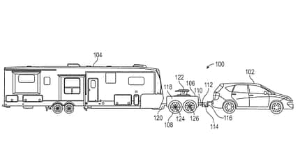 schematische Darstellung, Patent, GM, Zugkraftverstärkung Patentzeichnung