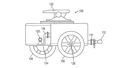 schematische Darstellung, Patent, GM, Zugkraftverstärkung Patentzeichnung
