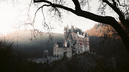 Mosel, Burg Eltz, Burg, Wald,Wierschem Burg Eltz