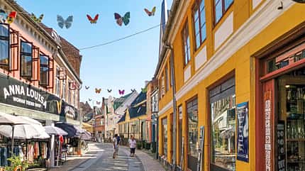 Altstadt von Rudkøbing, Insel Langeland, gemütliches Flair Altstadt von Rudkøbing, Insel Langeland, gemütliches Flair