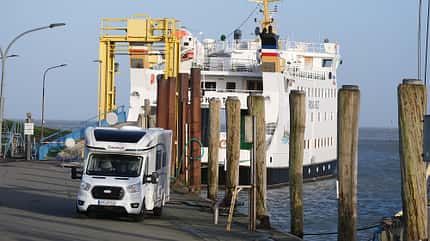 Fähre, Norddeutschland, Wohnmobil, Chausson, Hafen Fähre, Norddeutschland, Wohnmobil, Chausson, Hafen