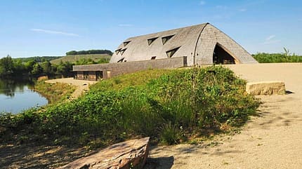 Luxeburger Moseltal, Haff Réimich, Museum, Architektur Haff Réimech: Das Museum Biodiversum in der Moselaue überzeugt mit seiner Architektur.