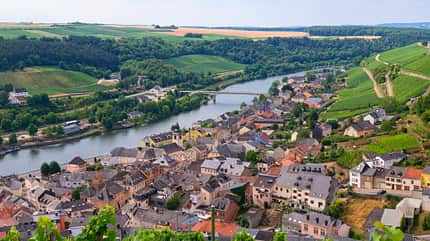 Mosel, Weinberg, Idylle, Dörfchen, Luxemburg, Weinstraße Mosel, Weinberg, Idylle, Dörfchen, Luxemburg, Weinstraße