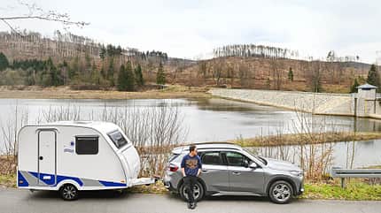 Anhänger, Caravan, Auto, Natur,Wasser Anhänger, Caravan, Auto, Natur,Wasser