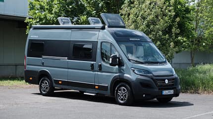 Seitansicht, Campingbus, Ducato, 6,36 Meter, Maxichassis Seitansicht, Campingbus, Ducato, 6,36 Meter, Maxichassis
