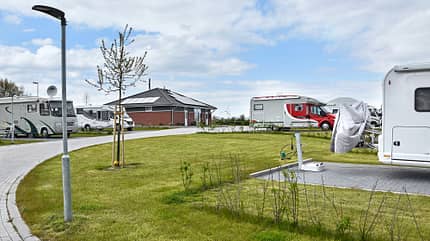 Wohnmobilpark Meerblick, Stellplatz Wohnmobilpark Meerblick Rasen f
