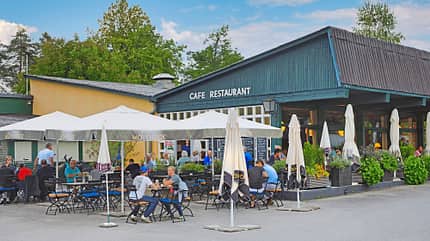 Restaurant, Außenbereich, Besucher, Gastronomie Restaurant, Außenbereich, Besucher, Gastronomie