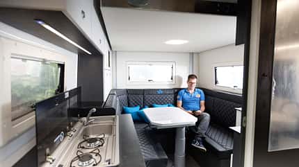 Teilintegrierter Atlantis Compact 595, Wohnmobil, TI, Neuheit Teilintegrierter Atlantis Compact 595 Sitzgruppe