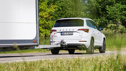 Skoda Karoq 2,0 TSI, Zugwagentest Skoda Karoq 2,0 TSI f