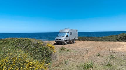 campen, urlaub, reise, wohnmobil, sardinien, italien, leser promobil-Leser Sepp Käslin machte Urlaub auf Sardinien.