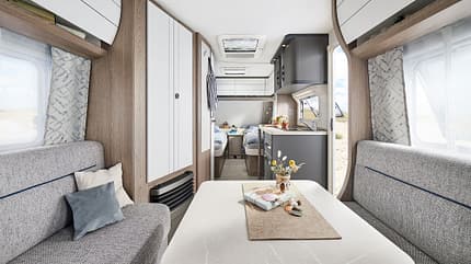 Wohnwagen Hobby Ontour 460 dl Interieur Wohnwagen Hobby Ontour 460 dl Interieur