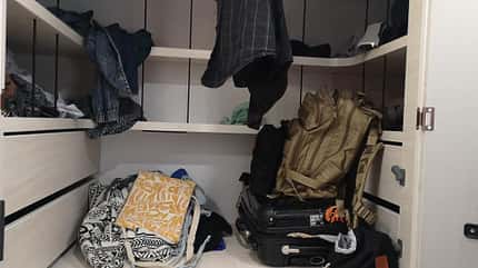 Stauraum, Kleiderschrank Stauraum, Kleiderschrank