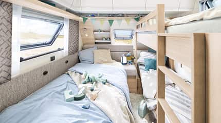 Caravan, Kinderzimmer, Stockbetten, Einzelbett Caravan, Kinderzimmer, Stockbetten, Einzelbett