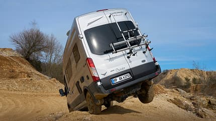 Offroad, Karmann Dexter, Westfalia James Cook, Hymer Grand Canyon Offroad-Campingbusse Karmann, Westfalia, Hymer