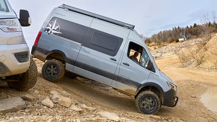 Offroad, Karmann Dexter, Westfalia James Cook, Hymer Grand Canyon Offroad-Campingbusse Karmann, Westfalia, Hymer