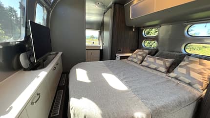 Airstream IB 25 Bett Schlafposition