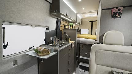 Campingbus Hymer Grand Canyon S Bett