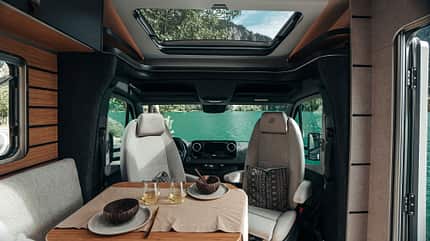 Teilintegrierter Hymer ML-T 580, Neuheit Teilintegrierter Hymer ML-T 580 Interieur
