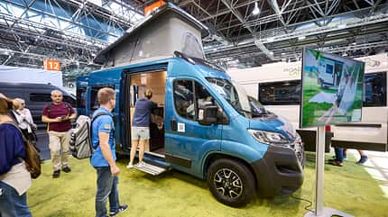 Roadcar 540 R, Reisemobil, Petrolblau, Messe Roadcar 540 R, Reisemobil, Petrolblau, Messe