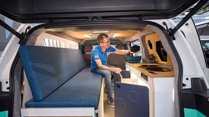 Nordvan ID.Bee ID.Buzz-Campervan, Elektro-Camper Nordvan ID.Bee ID.Buzz-Campervan Küche