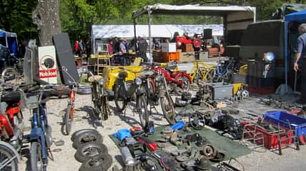 technorama, ulm, oldtimer, messe, deutschland Oldtimer-Szene - Zweiräder