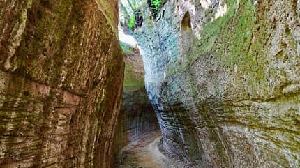 Reise, Tuscia, Italien, Toskana Reise Tuscia Italien Hohlwege f