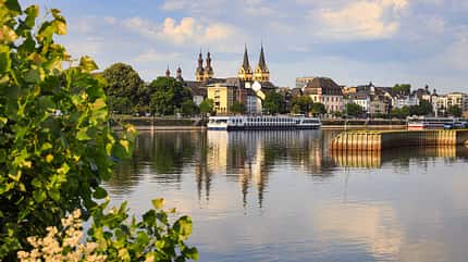 Koblenz, Rhein, Mosel, Fluss, Ufer 