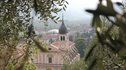 Garda Trentino Blick auf Arco