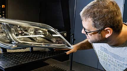 LED-Scheinwerfer, Lichttest LED-Scheinwerfer f