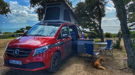 Pössl Campstar, Campervan, kompakter Camper, Dauertest Pössl Campstar Dauertest Bretagne