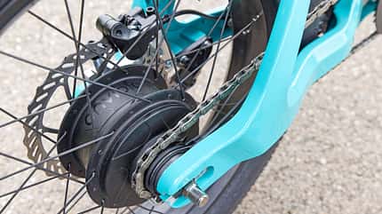 Gangschaltung, Enviolo, Fahrradketten, Rad, Türkis