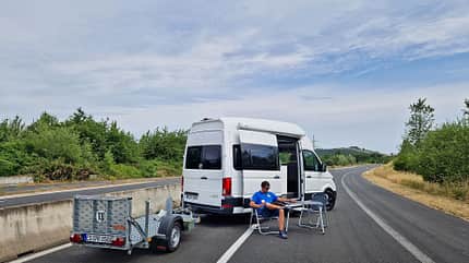 wohnmobil, camping, reise Reise-Momente - Autobahn