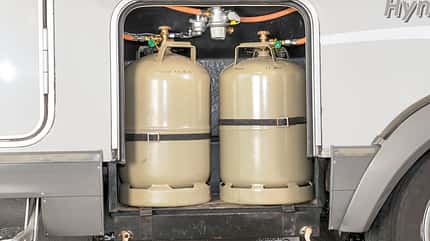 Duocontrol, Gas zwei Gasflaschen