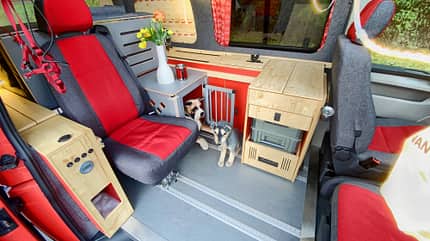 Flowcamper Fellschnute, Campervan, T6.1, Hunde, Neuheit Flowcamper Fellschnute Campervan T6.1 Einzelsitz