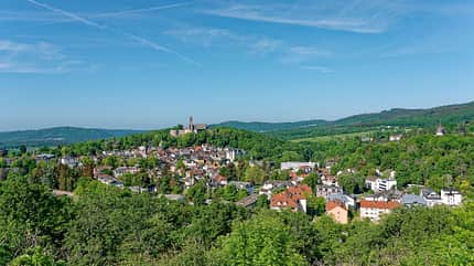 Königstein, Taunus, Wald, Burgruine, Altstadt Königstein, Taunus, Wald, Burgruine, Altstadt